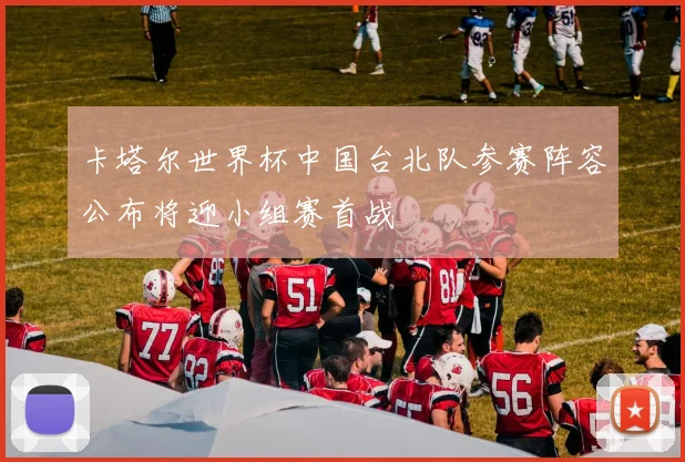 卡塔尔世界杯中国台北队参赛阵容公布将迎小组赛首战